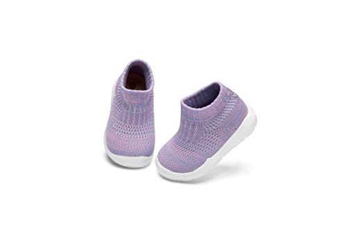 Baby Boy Girls Animal Non-Skid Indoor Slipper Infants Breathable Elastic Socks Shoes with Memory Insole Protect Toes Panda Tiger Fox