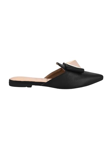Image of The White Pole Slip on Slides Flat Mules Bellies Jutti Sandals for Women and Girls
