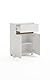 Schildmeyer Midischrank 157093 Cosmo, 56,9 x 84,8 x 33 cm, weiß