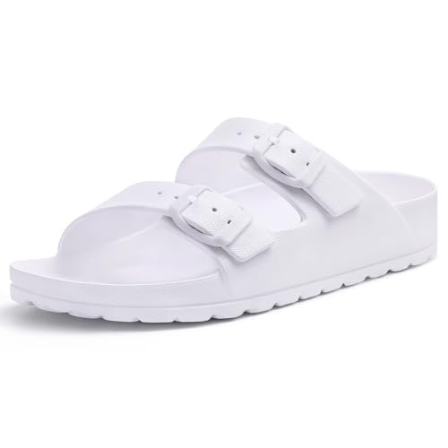 Image of KIDMI Women's Comfortable EVA Sandals with Medium Arch Support, Adjustable Buckle Summer Beach Slide Sandal