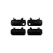 UICFXMSV Compatible with Toyota 4Runner Hilux Mk3 Pickup 1988-2004 Model Outer Door Handle Black Ln145 Ln166 2 Doors(Front Right 1pc)