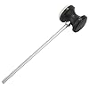 Stainless Steel & Felt Shaft Black Drum Pedal Drum Beater Instrument Accessory Part #5
