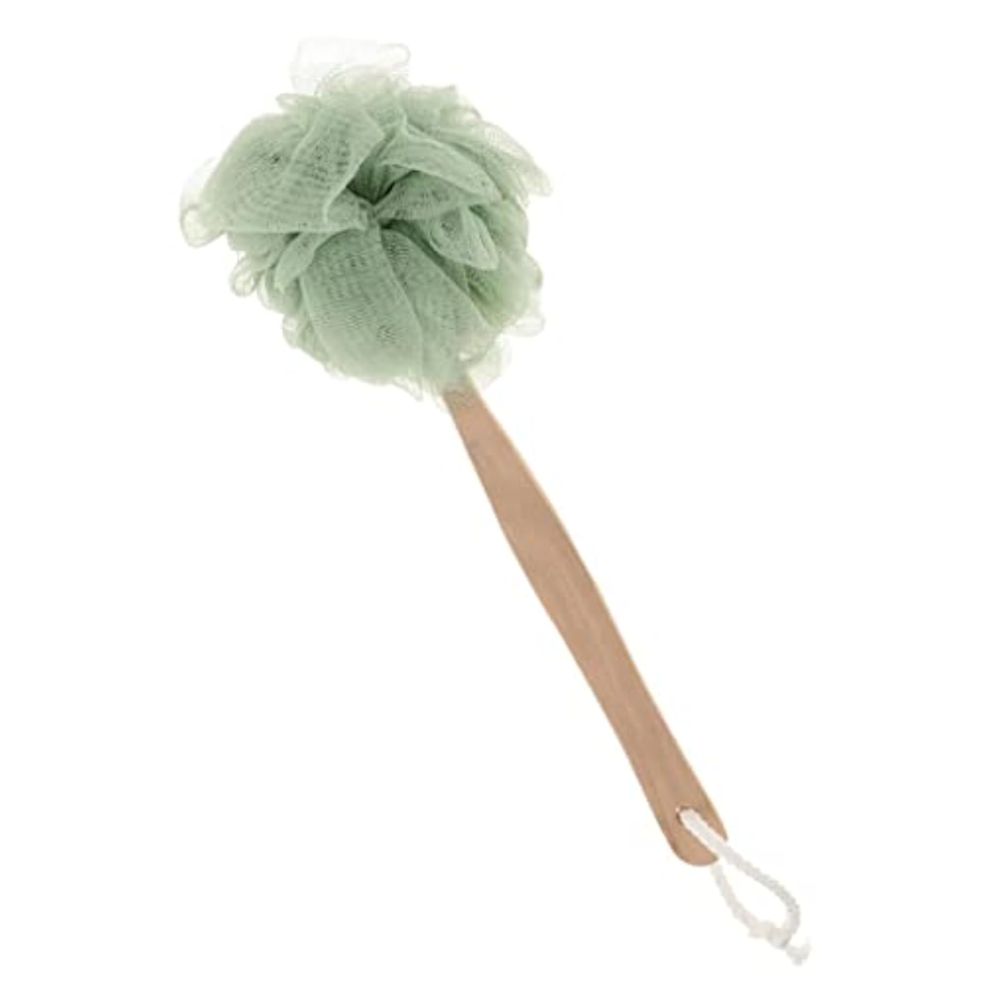 Long Handle Shower Puff Pouf Sponge Scrubber