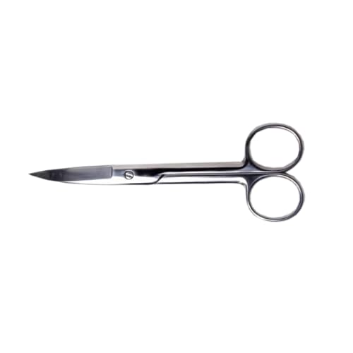 Beatifufu Precision Cutting Eyebrow Scissors 14cm Stainless Steel for Makeup and Eyelid Tape Easy to Carry