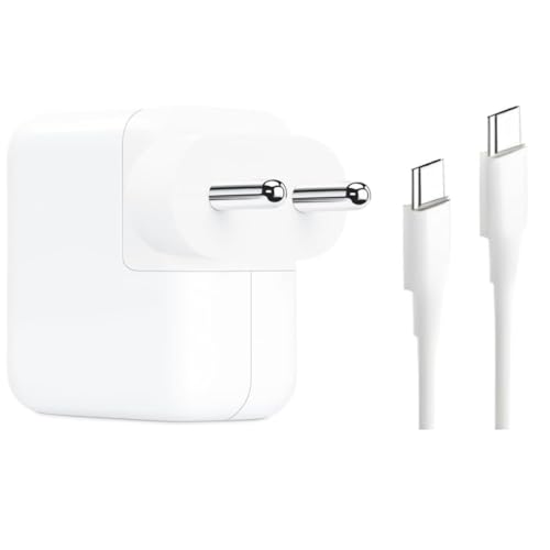 Image of 30W USB C Charger for MacBook Air iPad Pro 13, 12.9, 11 inch 2024 2023 2022 2021 2020 2019 M4 M2 M1, iPad Air 5 4, Mini 6, iPad 10,iPhone 15, 15 PRO, 15 PRO MAX, 6.6ft USB-C Cable