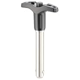 HALDER 22340.0019 Boulon d'arrêt automatique avec poignée en T Noir...