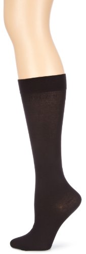KUNERT Women's Relax Light KSD Kniestrümpfe, Blickdicht, Black, 39/42 Cover