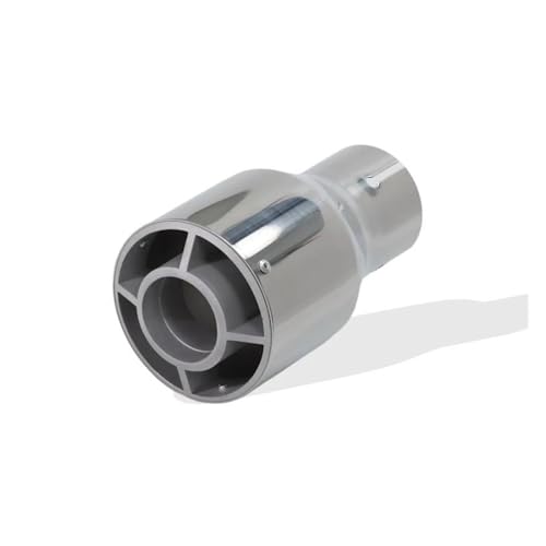 Embout d'échappement universel en inox mat 304 pour tube 51mm sortie 101mm