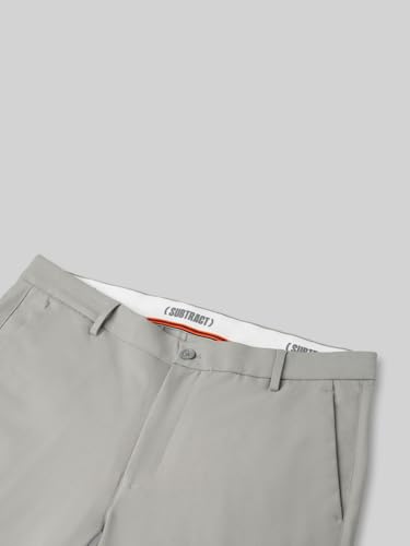 Image of SUBTRACT Slim-Fit Stretchable Lycra Formal Pants for Men with Flexible Waistband | Stylish Men's Wear Trousers for Office or Party |Dress Trouser Pant
