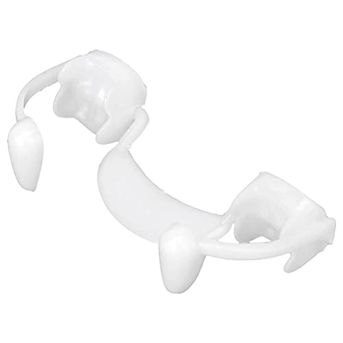 Dentes de Halloween Presas de vampiro brancas, dentes de plástico, dentes de silicone retráteis, den