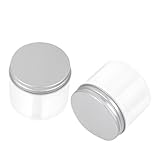 OUNONA 6 piezas Unidades Frascos Almacenamiento Plástico con Tapa para Snacks y Alimentos Recipientes Organizadores Cocina Transparentes Material Alimenticio Seguro