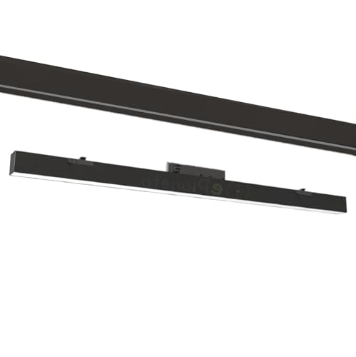 BARRA LED 40W Lineare per Binario Trifase elettrico Nero pista guida track 220V lampadario sistema di illuminazione modulabile per vetrina showroom negozio casa