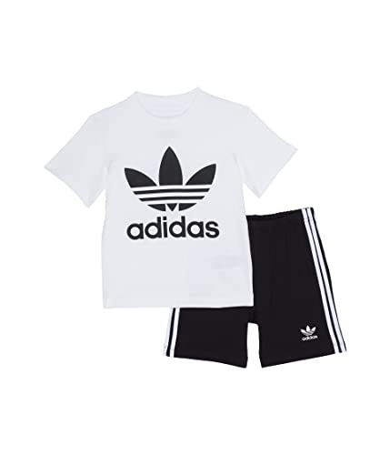 Ensemble adidas Originals bébé blanc et noir parfait pour les sorties estivales au parc