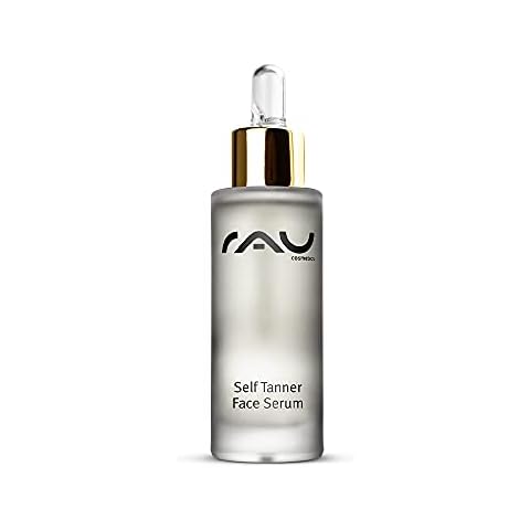 RAU Cosmetics Self Tanning Drops Self Tanner Face Serum 30 ml - Natural Concentrate Self-Tanning Drops for the Face - With Erythrulosis, Dihydroxyacetone, Aloe Vera, Hyaluronic Acid, Panthenol Cover