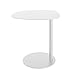 Vidal Regalos Table d'appoint en bois et métal Blanc 63 cm