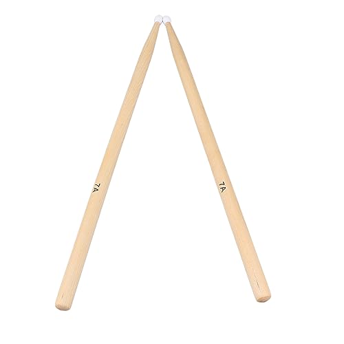 Baquetas para batería de madera y punta de nailon 7A miniatura 6