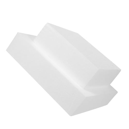SUPVOX Modelos de Pastel de Espuma Cuadrada para Decoración Diy, 2 Piezas (7 Cm de Alto, 20 Cm y 25 Cm), Espuma Ligera para Prácticas de Repostería y Manualidades, Adecuado para Bodas