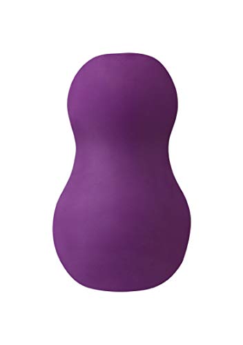 Doc Johnson Mood - Exciter - ULTRASKYN - Dual Texture Stroker - Narrow Side Has Massage Beads, Wide Side Has Thick Ribbing - Discrete - Male Masturbator - Purple