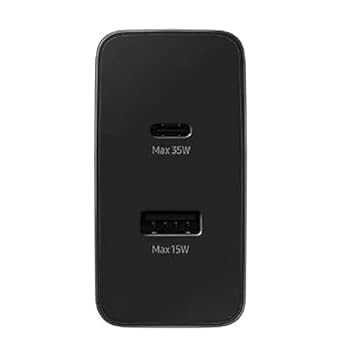 Image of Original 35W Power Dual Port Adapter USB-C & USB-A Super Fast Charger Compatible with Galaxy S23 /S23 Ultra, S22, S21, S21 fe 5g, Z Fold 5 /4 /3, Flip 5 /4 /3 [Type-C 2.0 Charging Solution] (DP243)