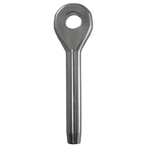 Image of Loos & Co. Cableware Division EY1-9X Stainless Steel Marine Eye End for 9 /32 inch Diameter Wire Rope