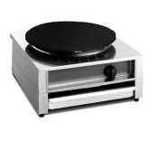 Equipex 400E 15-3/4 Single Crepe Maker with Cast Iron Plate, Stainless Steel, 208/240v, NSF