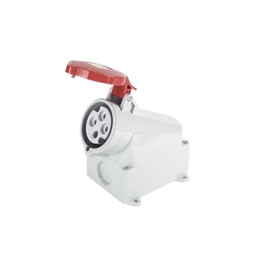 Prise exposée aéronautique 32A SFK-123 étanche IP44 à 4 broches pour alimentation industrielle