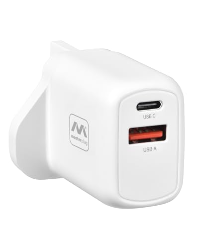 Enchufe de carga USB súper rápido para solucionar la falta de adaptadores Masterplug C y A de 30W
