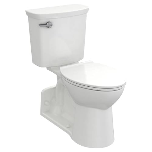 American Standard 209AA137.020 Yorkville VorMax Right Height Elongated Toilet with Left-Hand Trip Lever White