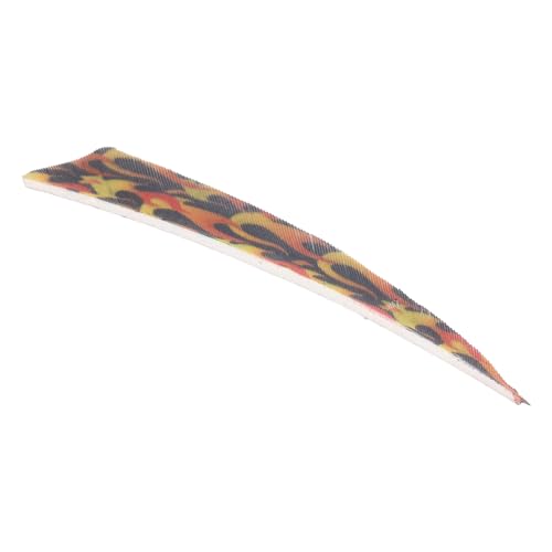 Fletches de pena de laço, 10 cm, portátil, 50 peças, leve, fácil de usar para bricolagem (chama prof