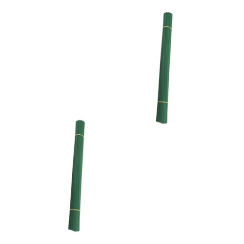 KONTONTY 2sets 19cm Handmade Floral Stem Wire Realistic Artificial Plant Stems for Crafts Floral Wire Vine 50pcs*2