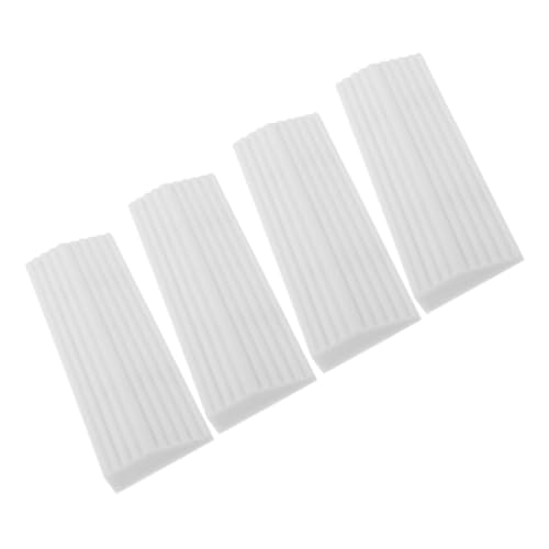 OUNONA 4pcs Home Mat for Indoor Robot Cleaner Wheelchair Accessible Easy-to-Install Non-Slip Surface