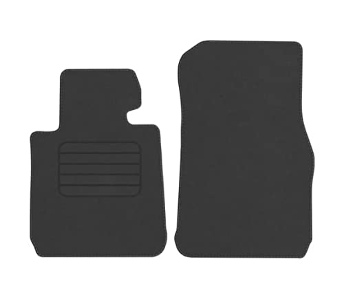 Alfombrillas para BMW 2 F22 Coupé en velour antracita con talonera premium