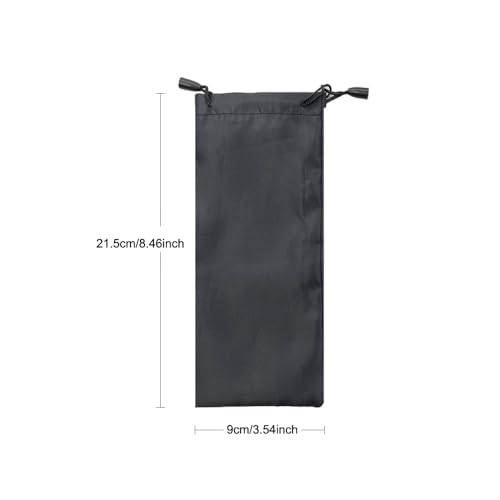 Bolsa para Estacas de Tienda de Campaña de Aluminio 6 Piezas con Cordón Negro 8.46 x 3.54 pulgadas miniatura 2