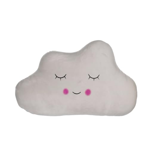 Dream Hogar Cojin Nube Suave Original Poliester Decorativo - Nube Gris 1 Unidad