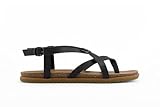Infinity Leather Blowfish Malibu Damen Macarah Schwarze Riemchen Schnallen Sandalen
