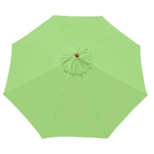 Image of ABCCANOPY 9ft Outdoor Umbrella Replacement Top Patio Umbrella Market Umbrella Replacement Canopy with 8 Ribs (Light Green)