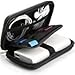 Power Bank Pouch, iMangoo Shockproof Carring Case Hard Protective EVA Case Impact Resistant USB Cable Organizer Sleeve Adapter Pocket Earphone Travel Wallet Pouch for Ravpower Anker Battery Pack Black