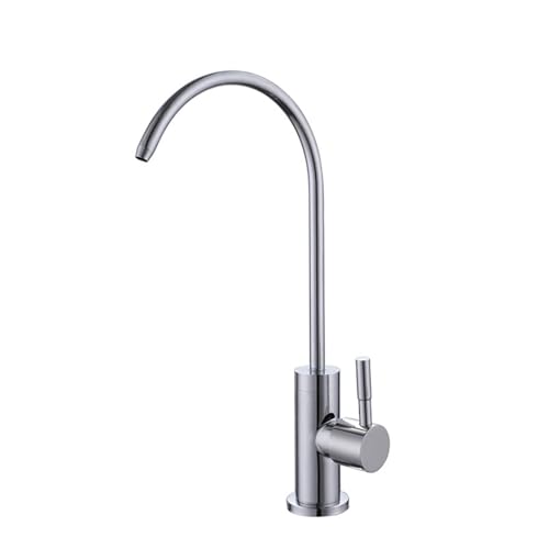 Filtre à eau potable pour robinet de cuisine en inox chromé au quotidien