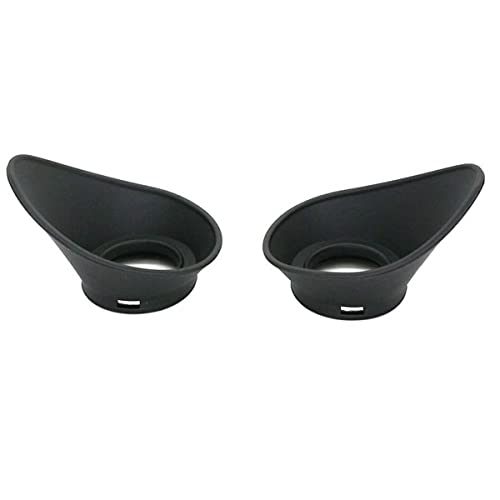 顕微鏡キット 2個のソフト接眼レンズアイガード内径34-56 mmアイシールド顕微鏡 顕微鏡レンズアダプター(Type 3)