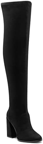 Jessica Simpson Women's Brixten Over-The-Knee Boot, Black, 7.5 | Image 1