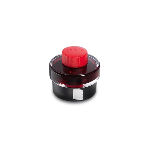 Recharge encre de Lama T52 Rouge Lamy flacon de 50 ml avec buvard de nettoyage