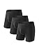 David Archy 3 Pack Men's Underwear Separate Pouches Micro Modal Boxer Briefs (M, Black-Fashion)