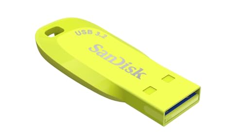 Image of SANDISK Ultra Shift 128GB, USB 3.2 Gen 1, Flash Drive, 100MB /s R, Pendrive, Evening Primrose (SDCZ410-128G-I35EP)