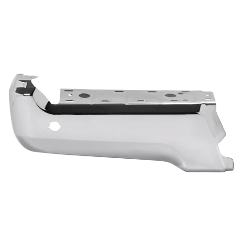 ALMULOO Rear Bumper End Caps Compatible with 2017-2022 Ford F-250 F-350 F-450 Super Duty w/Park Assist Hole Bumper Corner Protection Replacement for HC3Z17906KA FO1102387 Steel Chrome Silvery by ALMULOO - Used condition - US$71.16