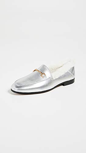 Image of Sam Edelman Women's Loraine Loafer, Soft Silver /Modern Ivory, 8 M US