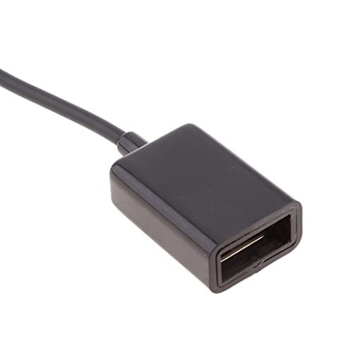 Image of 3.5mm 1 /8 inch Male AUX Audio Plug Jack to USB 2.0 Female Converter Cable Cord