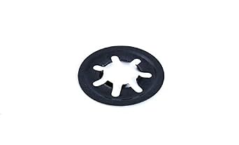 UoYu 7 Sizes Internal Tooth Starlock Washers, Quick Speed Locking Washers, Push On Speed Clips Fasteners Assortment Kit 200 Pcs