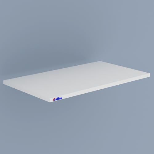 Image of Anikaa TablexPro25 Engineered Wood Rectangular Shape Table Top Board | 25 mm Thick Heavy Duty Desk Top for Study Table, Meeting /Conference Table & Office Desk | White (Size-48 x 24 Inch)