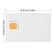 X-belmox for SLE4442 Chip Cards Smart Card with HiCo 2 Track Mag Stripe High Security Magnetic PVC 5/16 inch (8.4mm) - 10 Pack