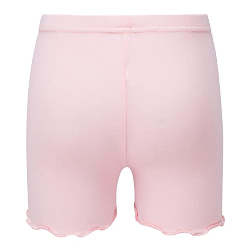 Tiaobug 4Pcs Kids Girls Safety Shorts Bowknot Ballet Dance Shorts Gymnastics Booty Shorts Boyshort Undershorts Briefs Pink 11-12 Years #TOP2